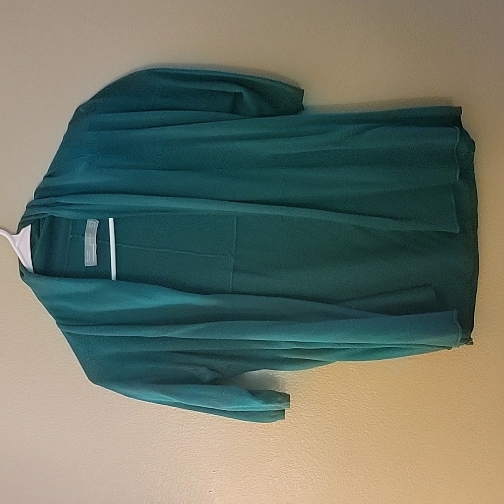 Zara cowl neck cardigan, teal, S